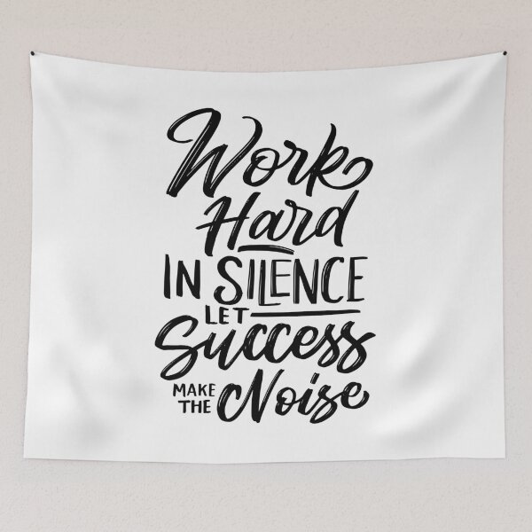 Item preview, Work Hard in Silence designed and sold by blindvibes.