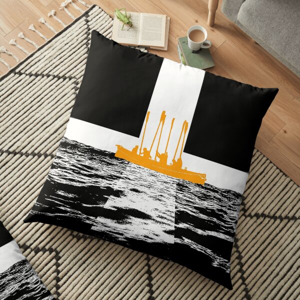 Oars up Kernow! Floor Pillow
