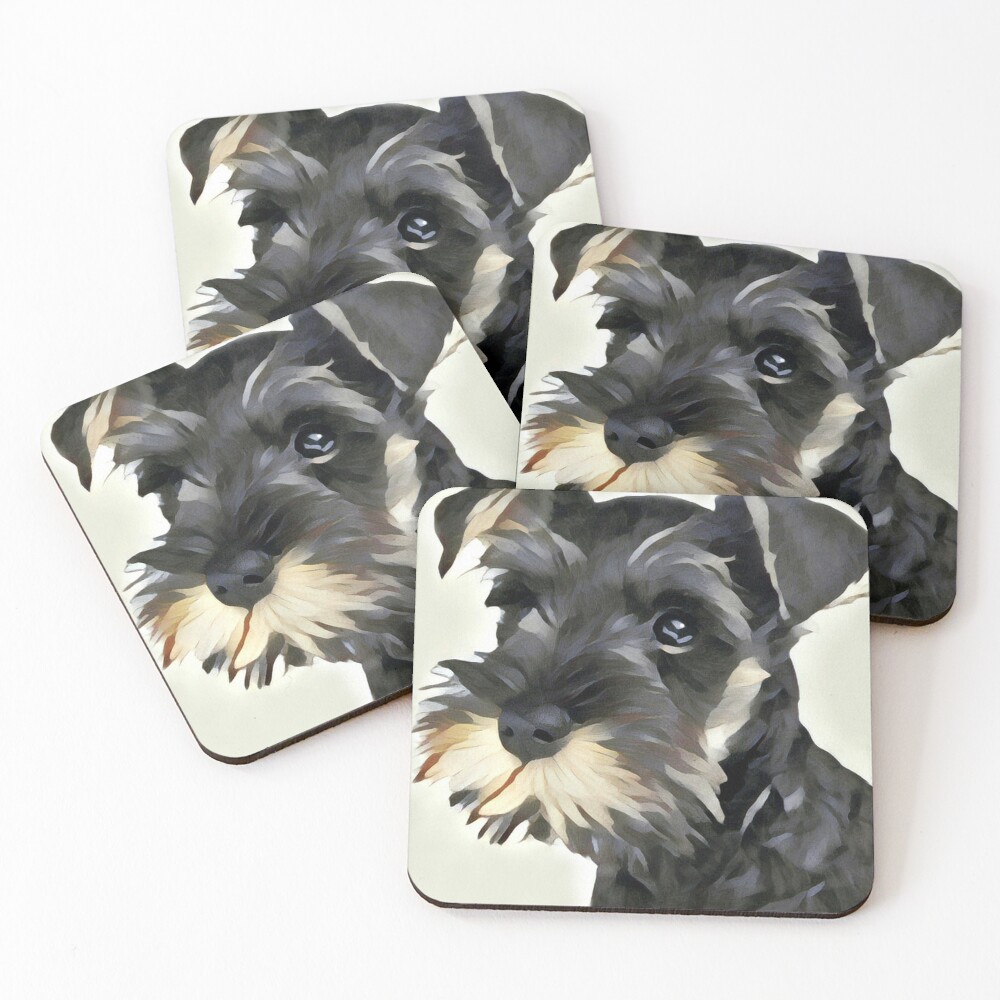 schnauzer coasters