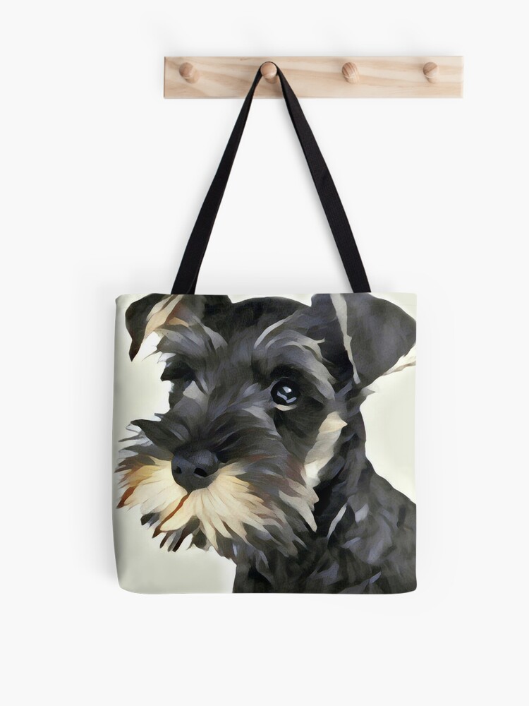 schnauzer tote bag