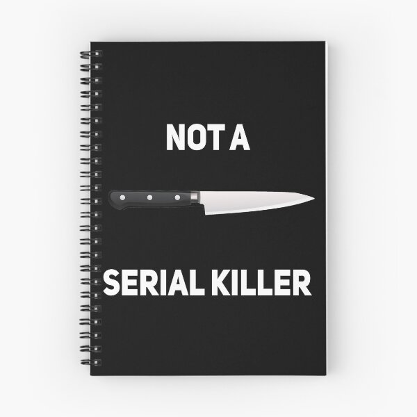 Item preview, Not A Serial Killer Funny Murderer Knife T-Shirt designed and sold by Joepseudo.