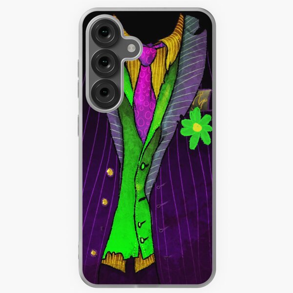 Purple Green Grungy Tuxedo Samsung Galaxy Soft Case