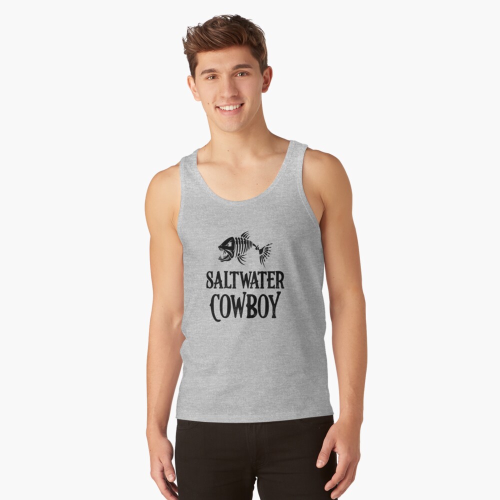 Saltwater Cowboy - Fishing Essential T-Shirt for Sale by DanceAddict