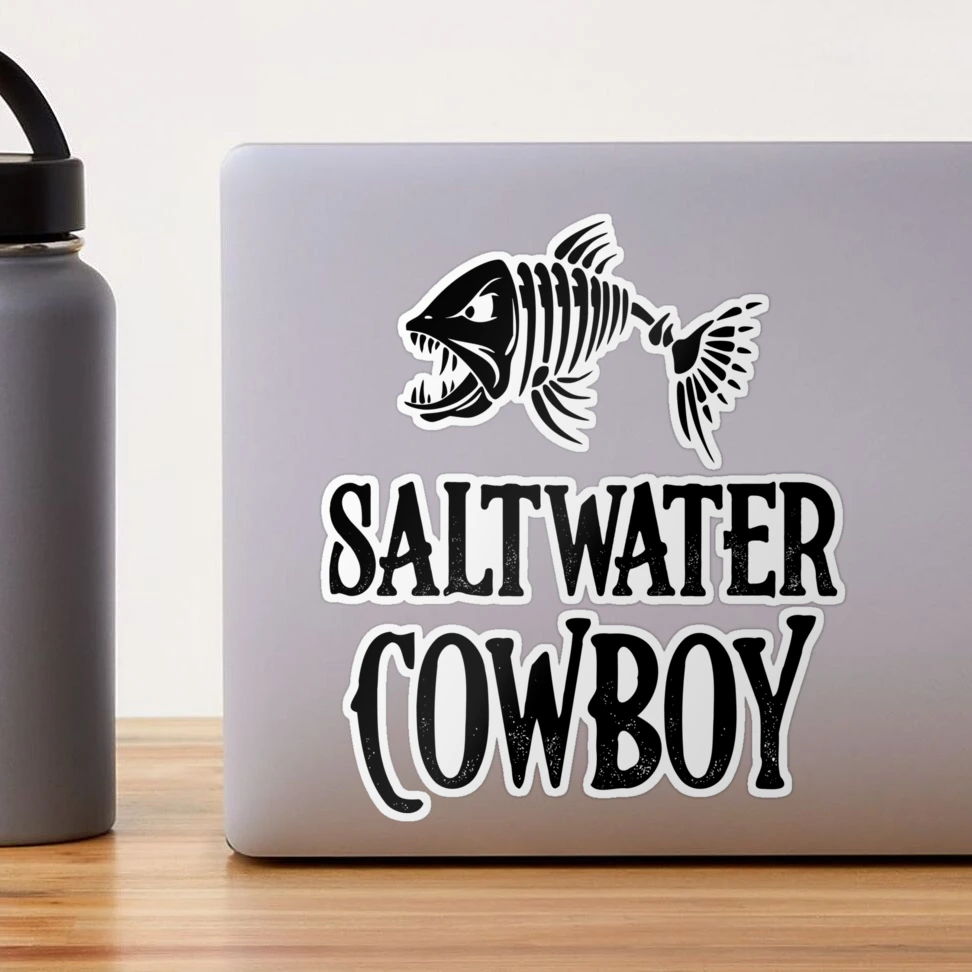 Saltwater Fishing Stickers - CafePress