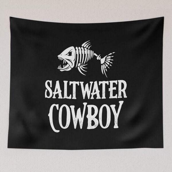 Item preview, Saltwater Cowboy - Fishing Angler designed and sold by DanceAddict.