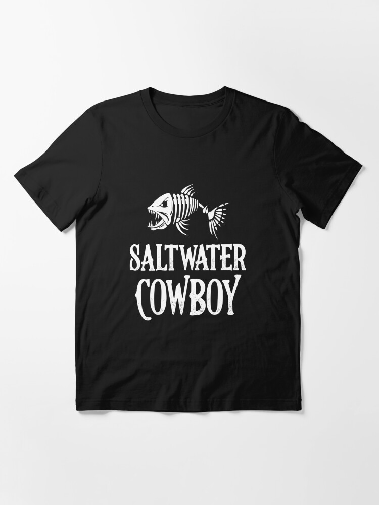 Saltwater Cowboy - Fishing Angler | Essential T-Shirt