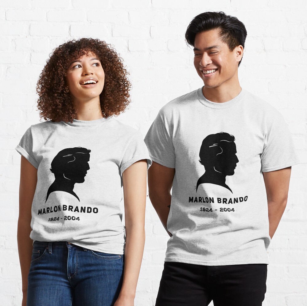 Marlon Brando Silhouette Black Essential T-Shirt for Sale by