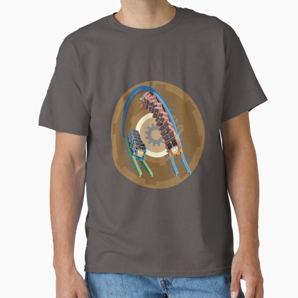 Item preview, Twisted Colossus Rollercoaster "Cog" Design designed and sold by CoasterMerch.