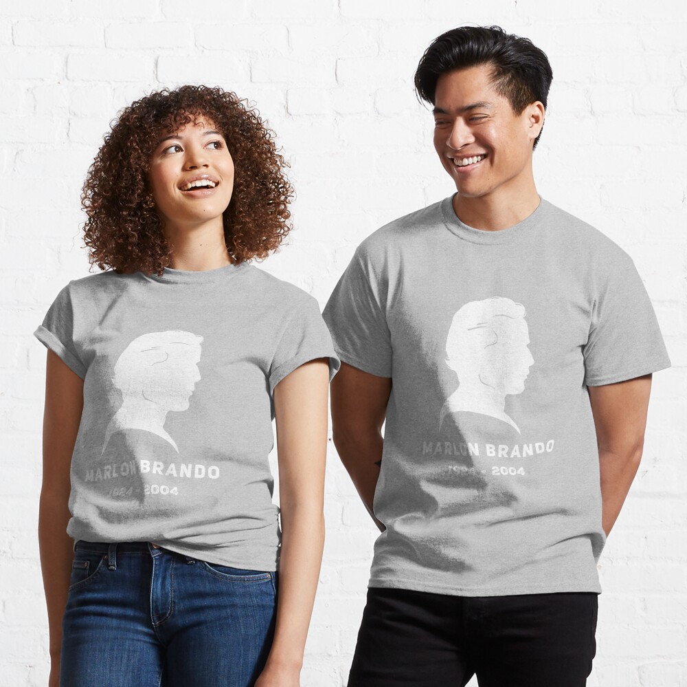 Marlon Brando Silhouette Black Essential T-Shirt for Sale by