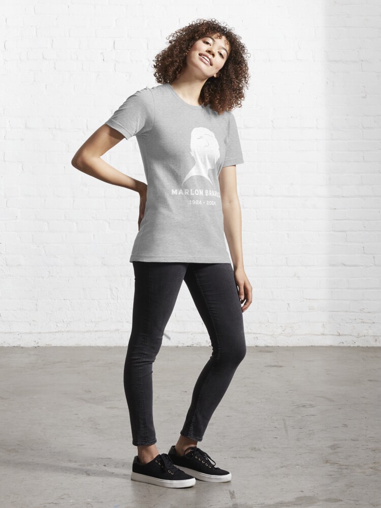 Marlon Brando Silhouette Black Essential T-Shirt for Sale by HARETONart