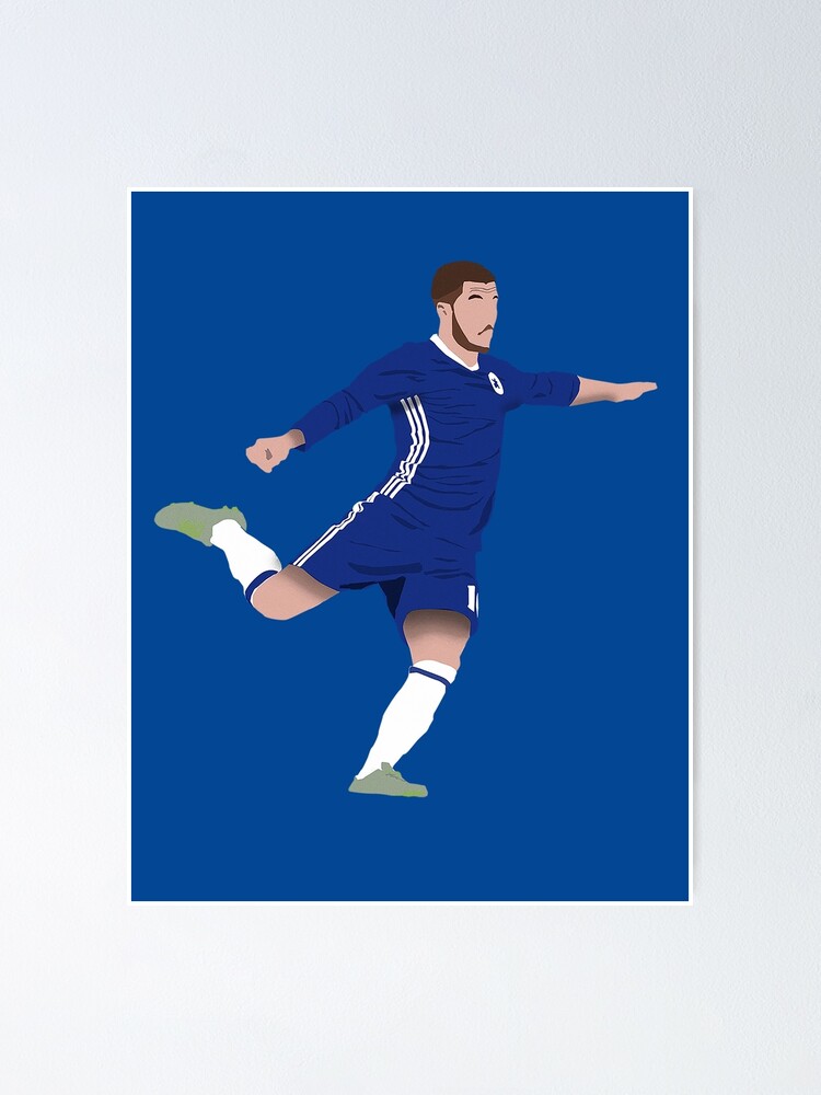 Eden Hazard 1 Belgian Professional Footballer Plays For Club Chelsea Poster 