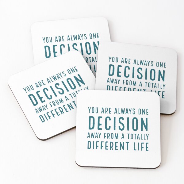 Item preview,  You are always one decision away from a totally different life designed and sold by Inspirationmotivation.