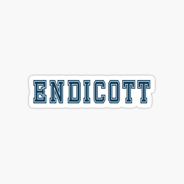 Endicott college Sticker Sticker