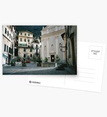 Airole, Ligura, Italy, the piazza Postcards