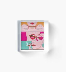 weed lady Acrylic Block