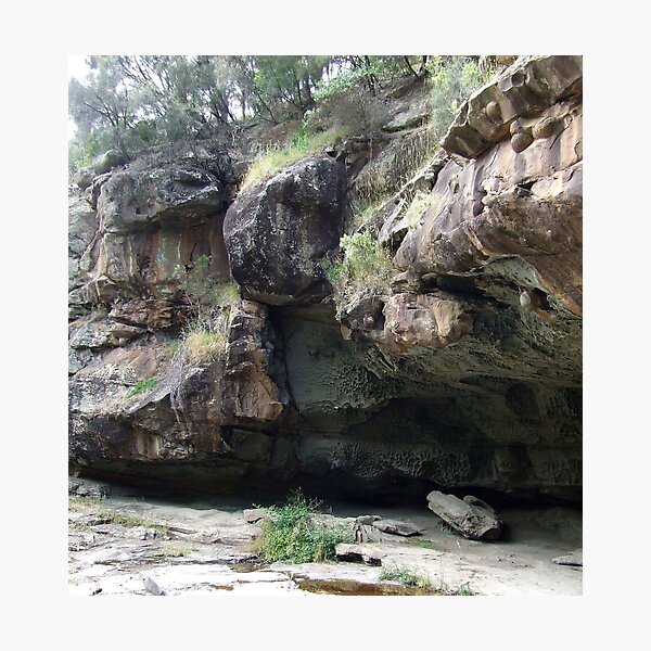 Swallows Cave, Sheoak Falls, Victoria Photographic Print