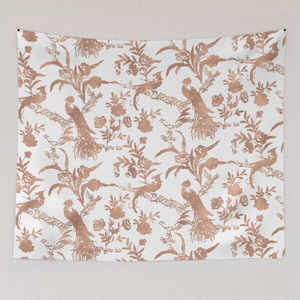 Item preview, Rose gold peacocks designed and sold by peggieprints.