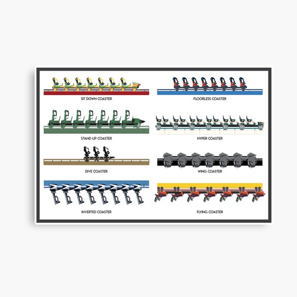 Item preview, Bolliger and Mabillard B&M Rollercoaster Range Design designed and sold by CoasterMerch.