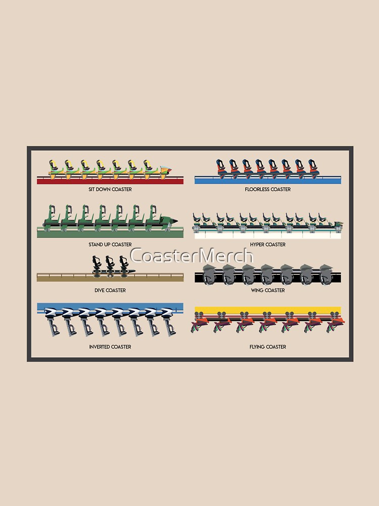 Bolliger and Mabillard B&M Rollercoaster Range Design by CoasterMerch