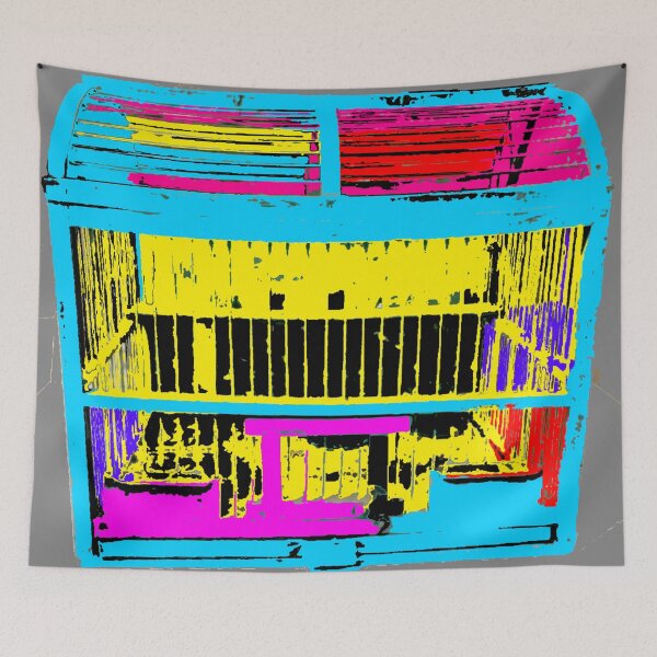 Item preview, Street POP Graffiti Abstract Contemporary Modern Chic Colors Shapes Stencil Spike ok Brooklyn Rolex Hip Hop Urban drip Dollar Sign Collage designed and sold by Reuv.