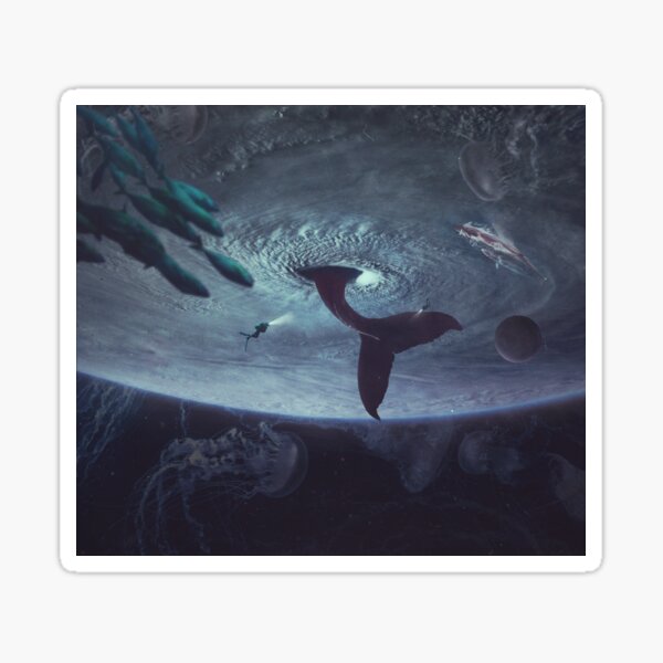 Blue Hole Sticker