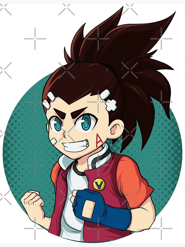 Xhan / Xavier Bogard from Beyblade Burst Art Board Print by Kaw