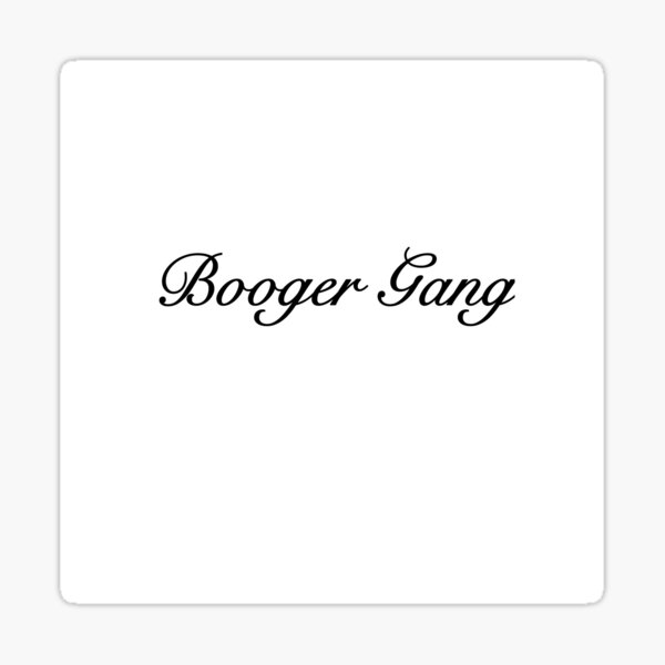 Booger Gang - Simplictic Logo Sticker