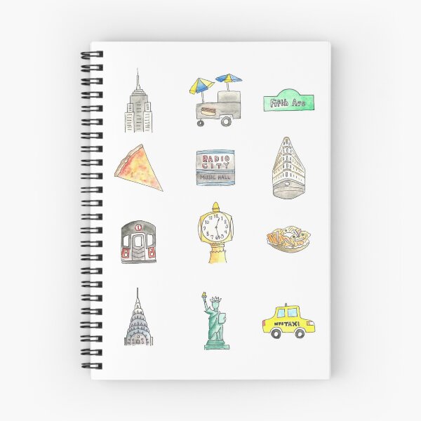 Aperçu de l'œuvre Icônes de la ville de new york créée et vendue par buhloop.