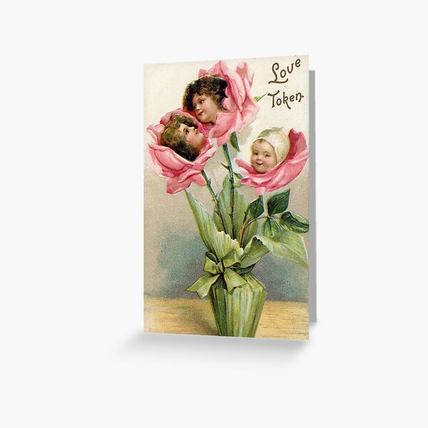 Odd Victorian Valentines Day Greetings Greeting Card for Sale by  forgottenbeauty