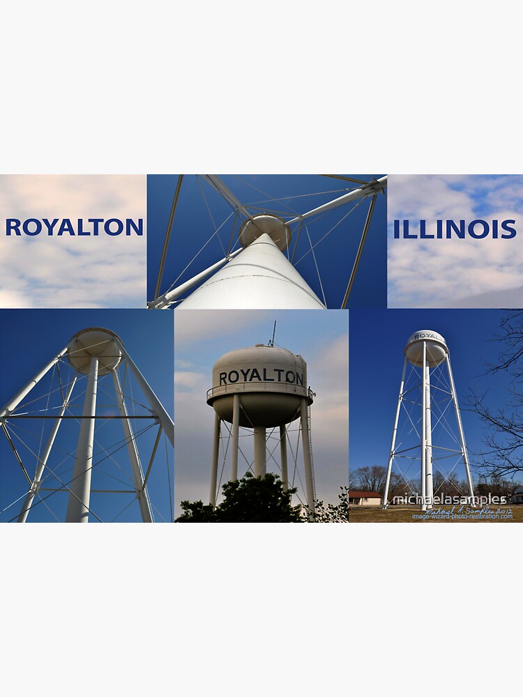 Thumbnail 3 of 3, Sticker, Royalton Water Tower designed and sold by michaelasamples.