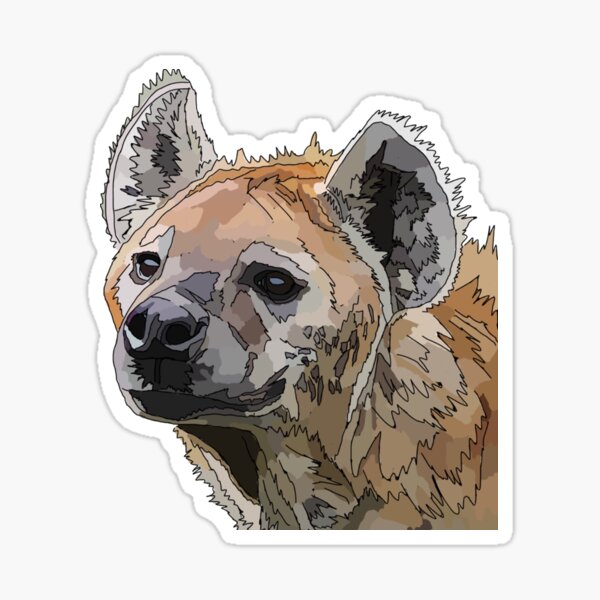 Hyena Sticker