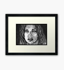 Milla Jovovich Framed Print