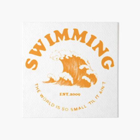 mac miller swimming Art Board Print