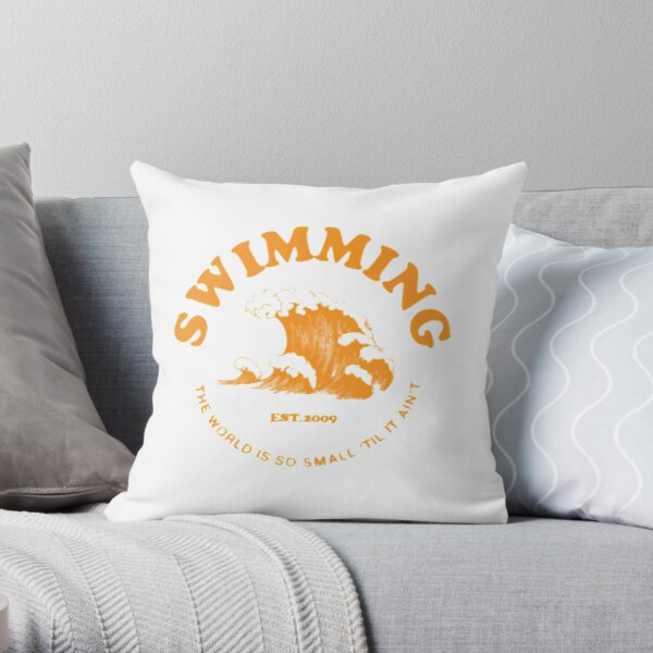 mac miller swimming Throw Pillow