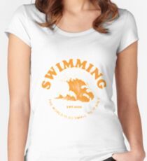 Mac Miller Schwimmen Tailliertes Rundhals-Shirt