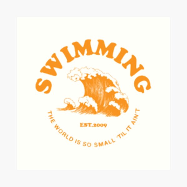 mac miller swimming Art Print