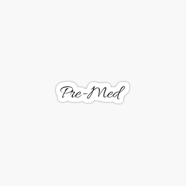 Vista previa del artículo con la obra «Pre-med», diseñado y vendido por curlykhaila.