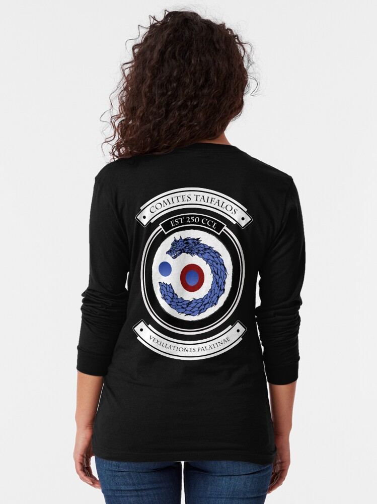 Alternate view of Taifalos Family Crest (Coat of Arms) Long Sleeve T-Shirt
