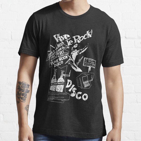 Vintage Look Vive Le Rock. Essential T-Shirt
