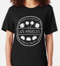 LA Hikes & Tacos Letterkenny Slim Fit T-Shirt