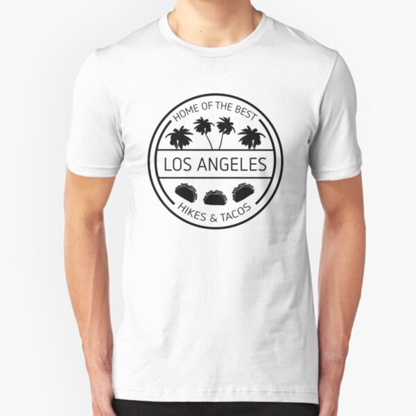 LA Hikes and Tacos Letterkenny Slim Fit T-Shirt