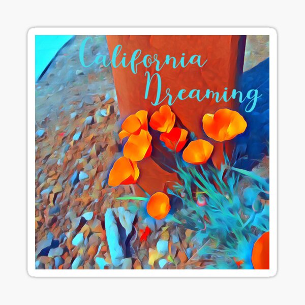 california dreaming Sticker