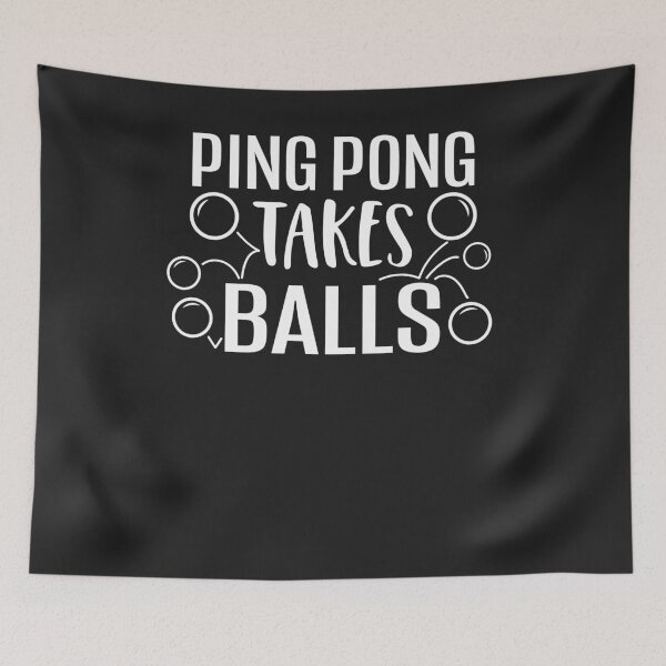 Item preview, Ping Pong Takes Balls Funny Table Tennis Player Gift T Shirt 2 designed and sold by hadleydesigns.