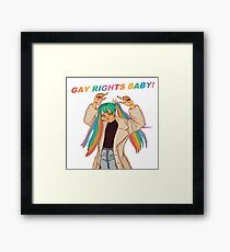 Gay Rights Miku Framed Print