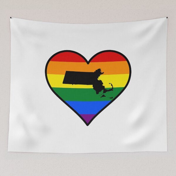 Item preview, Massachusetts Pride Heart designed and sold by fearcity.