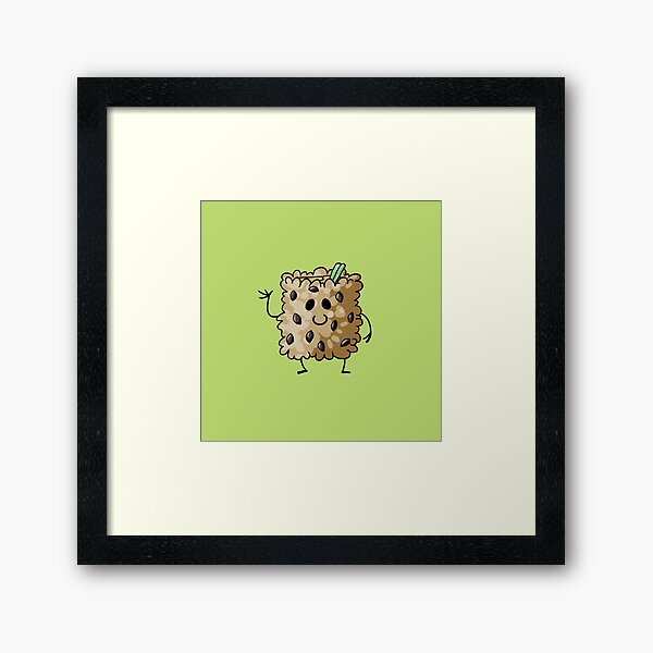 Brown Rice California Roll Sushi Pal Framed Art Print