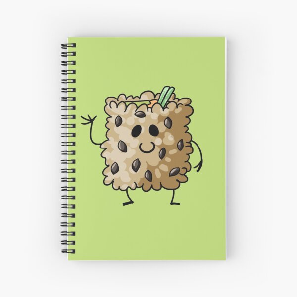 Brown Rice California Roll Sushi Pal Spiral Notebook