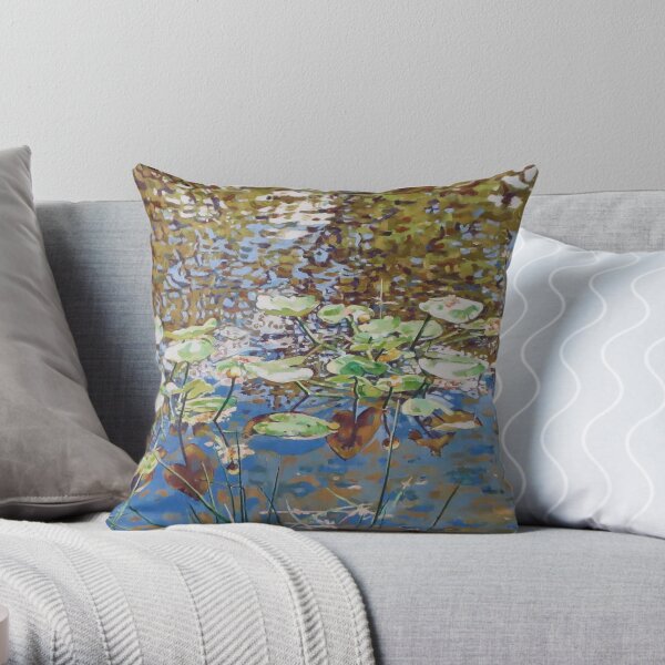 SPRING LILIES Throw Pillow