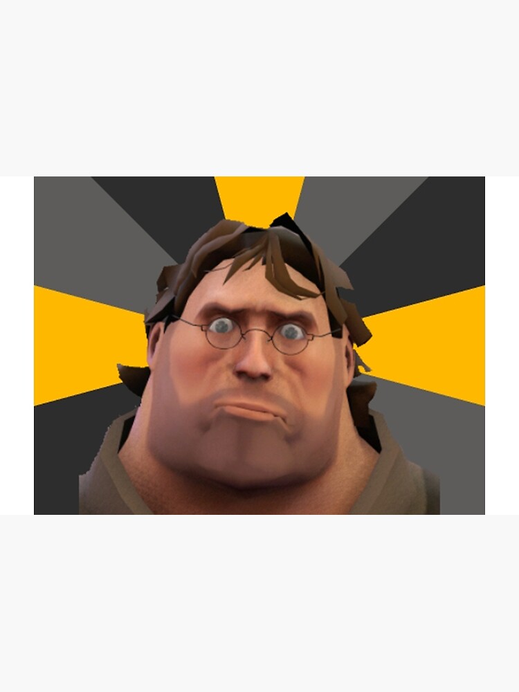 Team Fortress 2 - you can play a Heavy with Gabe Newell's face