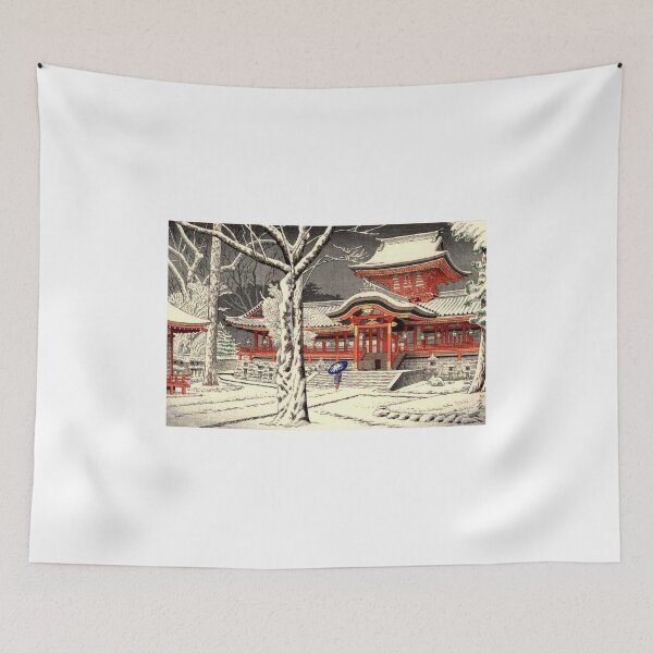 Item preview, Snow In Iwashimizu Hachiman Shrine Kyoto designed and sold by RBEnt.